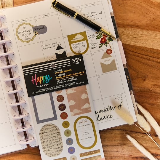 The Classic Happy Planner® Uplifting Notes Sticker Book